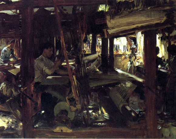  John Singer Sargent Granada: The Weavers - Canvas Art Print