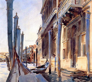  John Singer Sargent At the Grand Canal, Venice - Canvas Art Print