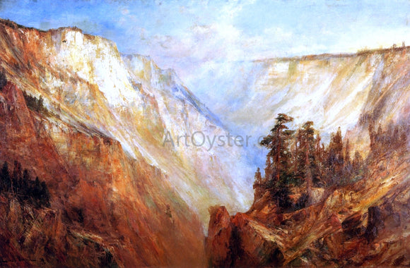  Lucien Whiting Powell Grand Canyon of the Yellowstone River - Canvas Art Print