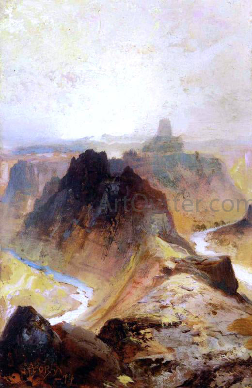  Thomas Moran Grand Canyon, Utah - Canvas Art Print