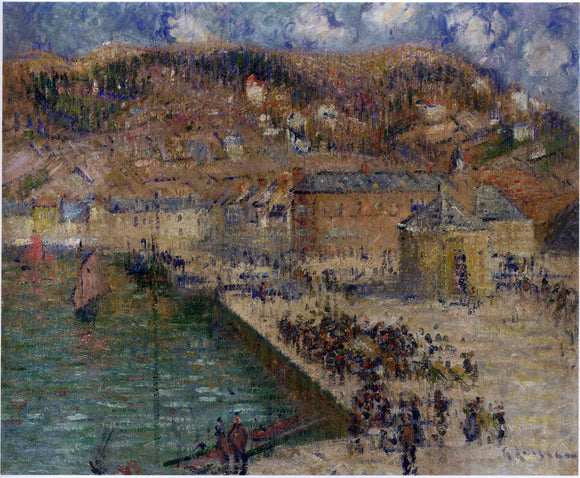  Gustave Loiseau Grand Quay at Fecamp - Canvas Art Print