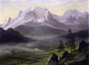  Albert Bierstadt Grand Tetons - Canvas Art Print