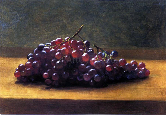 George Henry Hall Grapes on a Tabletop - Canvas Art Print