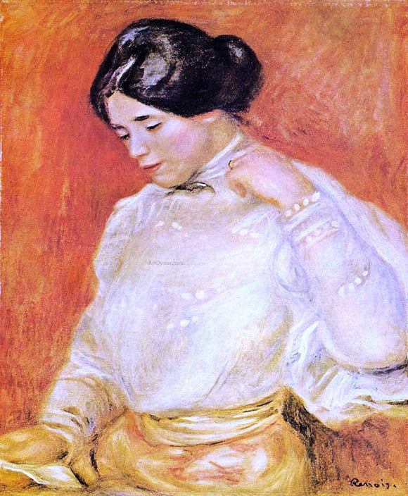  Pierre Auguste Renoir Graziella - Canvas Art Print