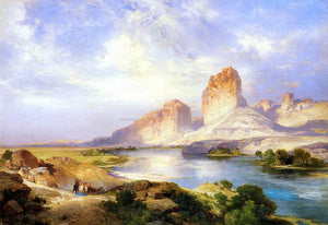  Thomas Moran Green River, Wyoming - Canvas Art Print