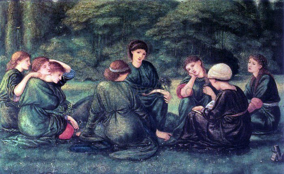  Sir Edward Burne-Jones Green Summer - Canvas Art Print