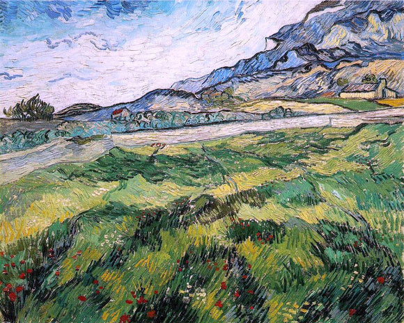  Vincent Van Gogh Green Wheat Field - Canvas Art Print