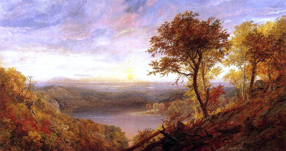  Jasper Francis Cropsey Greenwood Lake - Canvas Art Print