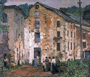  Robert Spencer Grey Mills - Canvas Art Print