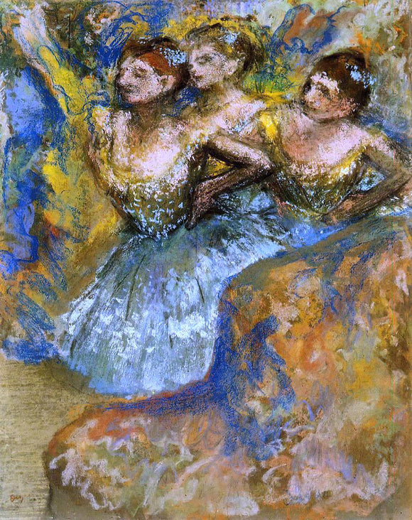  Edgar Degas Group of Dancers - Canvas Art Print