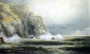  William Trost Richards Guernsey Cliffs, Channel Islands - Canvas Art Print