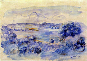  Pierre Auguste Renoir Guernsey Landscape - Canvas Art Print