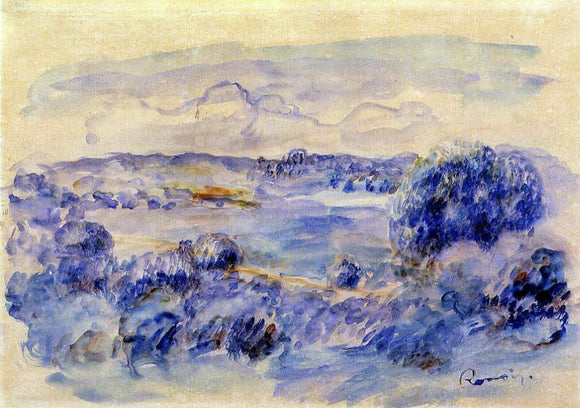  Pierre Auguste Renoir Guernsey Landscape - Canvas Art Print