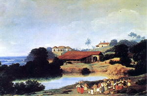  Frans Post Hacienda - Canvas Art Print