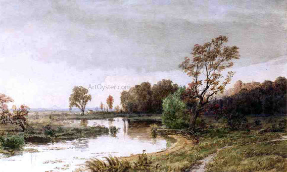  Jasper Francis Cropsey Hackensack Meadows in the Autumn - Canvas Art Print