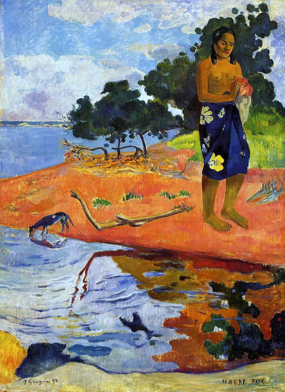  Paul Gauguin Haere Pape - Canvas Art Print
