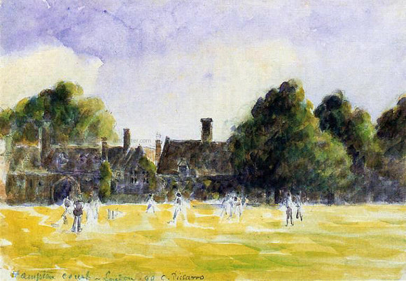  Camille Pissarro Hampton Court Green - Canvas Art Print