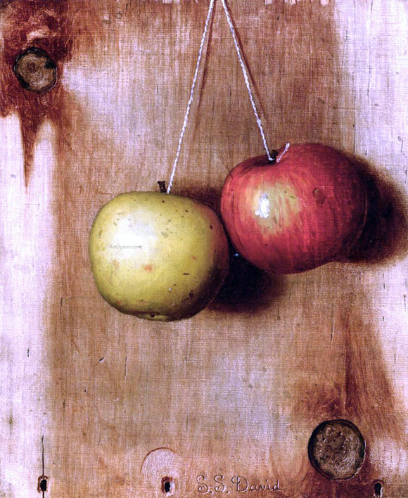  De Scott Evans Hanging Apples - Canvas Art Print
