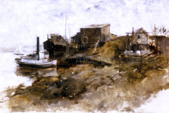  John Twachtman Harbor View - Canvas Art Print