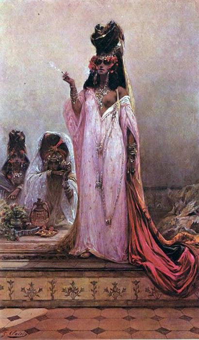  Georges Victor Clairin Harem Woman - Canvas Art Print