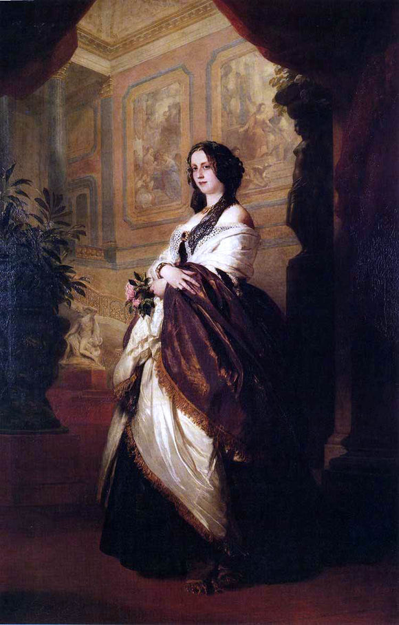  Franz Xavier Winterhalter Harriet Howard, Duchess of Sutherland - Canvas Art Print