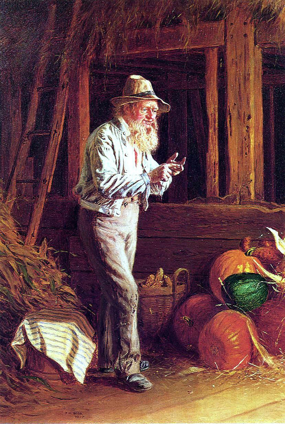  Thomas Waterman Wood Harvest Time - Canvas Art Print