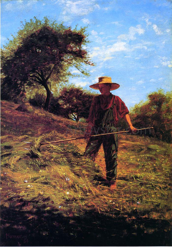  Winslow Homer Haymaking - Canvas Art Print