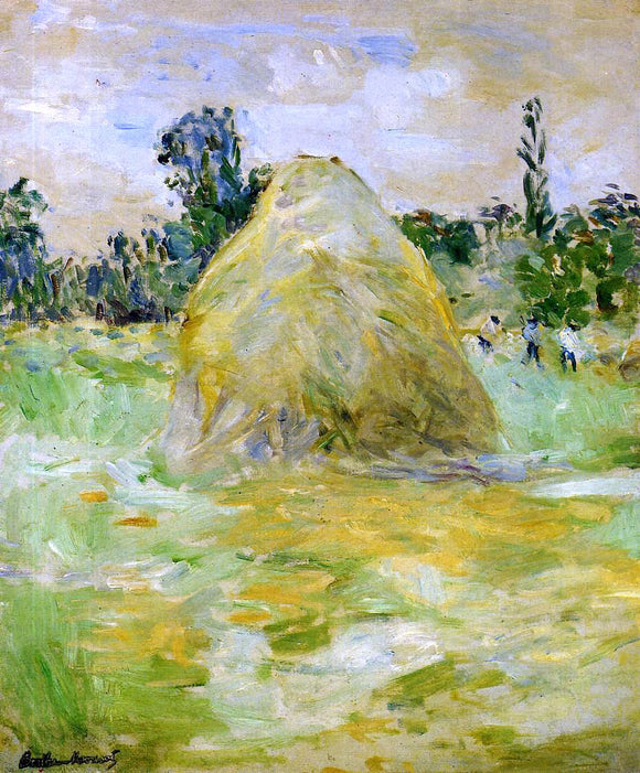  Berthe Morisot Haystack - Canvas Art Print