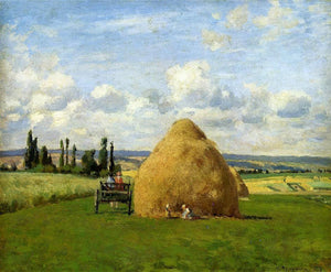  Camille Pissarro Haystack, Pontoise - Canvas Art Print