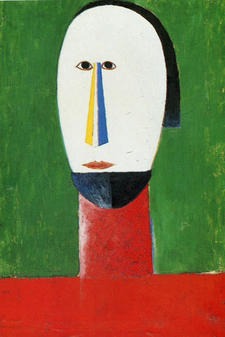  Kazimir Malevich Head - Canvas Art Print