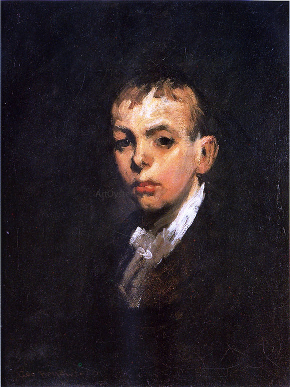  George Wesley Bellows Head of a Boy (also known as Gray Boy) - Canvas Art Print