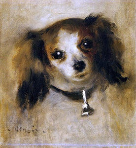  Pierre Auguste Renoir Head of a Dog - Canvas Art Print