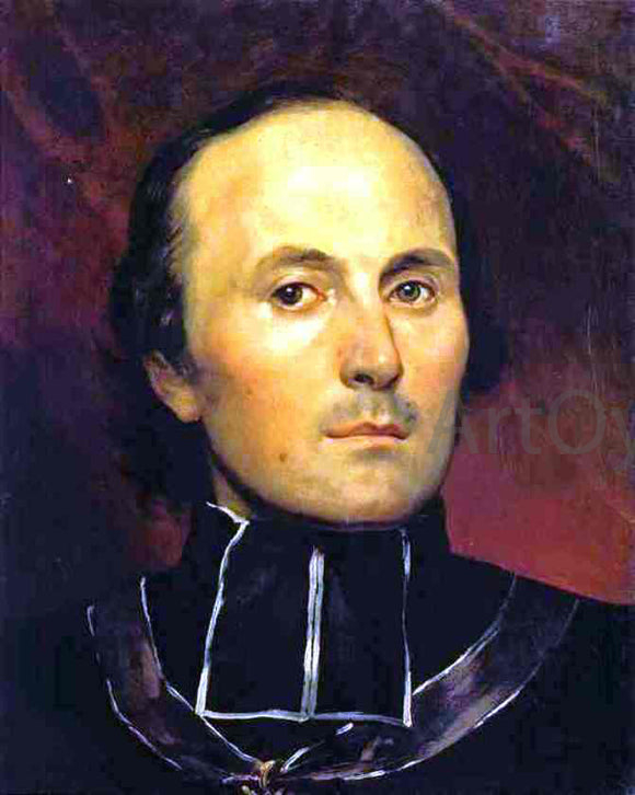  Karl Pavlovich Brulloff Head of an Abbot - Canvas Art Print