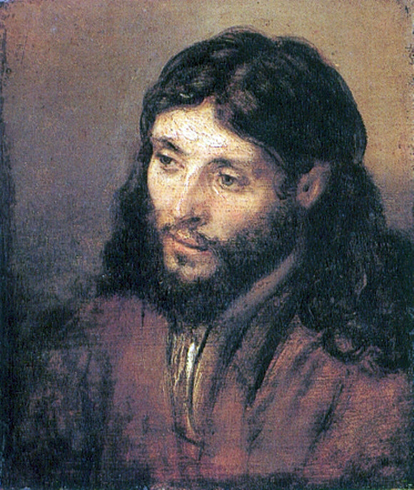  Rembrandt Van Rijn Head of Christ - Canvas Art Print