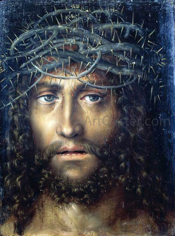  The Elder Lucas Cranach Head of Christ Crowned with Thorns - Canvas Art Print