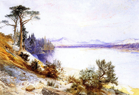  Thomas Moran Head of the Yellowstone River - Canvas Art Print