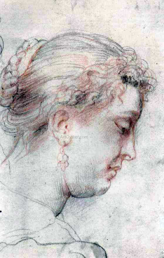  Peter Paul Rubens Head of Woman - Canvas Art Print
