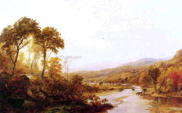  Jasper Francis Cropsey Headwaters of the Hudson - Canvas Art Print