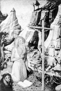  Jacopo Bellini Heiliger Hieronymus in der Waste - Canvas Art Print