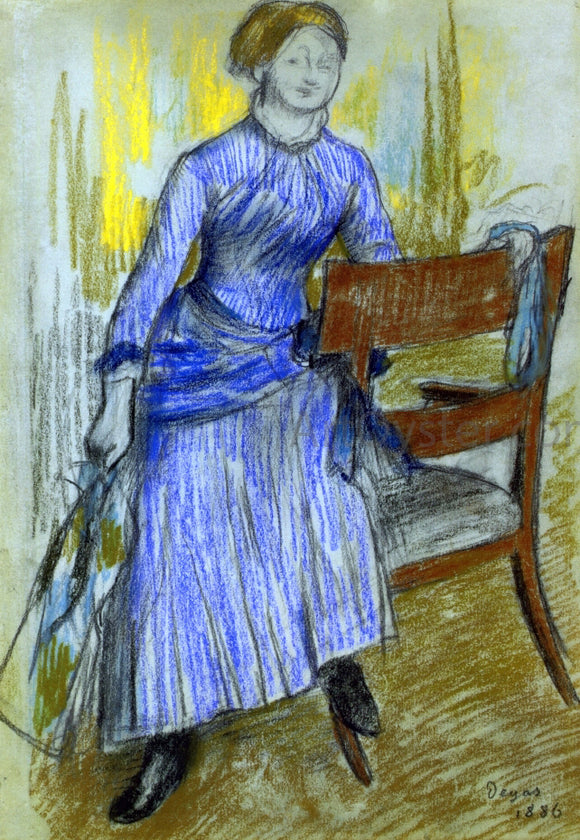  Edgar Degas Helene Rouart (Mme. Marin) - Canvas Art Print