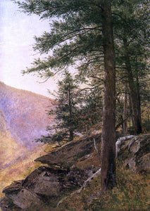  Thomas Worthington Whittredge Hemlocks in the Catskills - Canvas Art Print