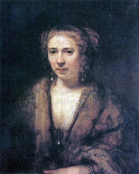  Rembrandt Van Rijn Hendrickje Stoffels - Canvas Art Print