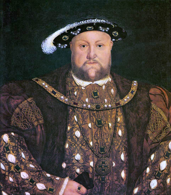  Lucas Horenbout Henry VIII - Canvas Art Print