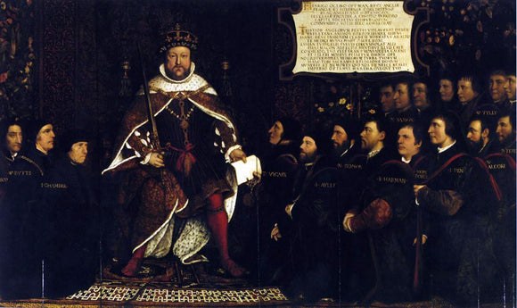  The Younger Hans Holbein Henry VIII and the Barber Surgeons - Canvas Art Print