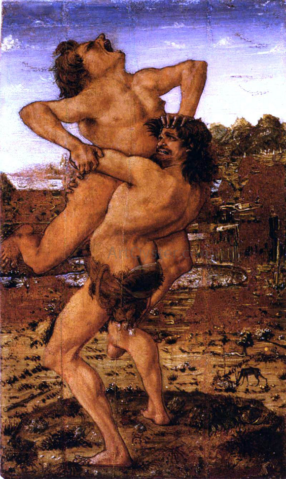  Antonio Del Pollaiuolo Hercules and Antaeus - Canvas Art Print