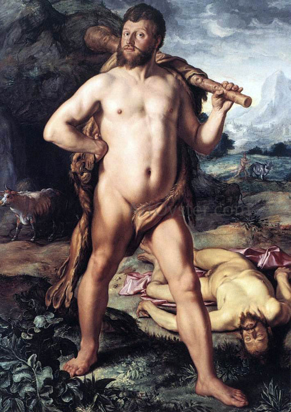  Hendrick Goltzius Hercules and Cacus - Canvas Art Print