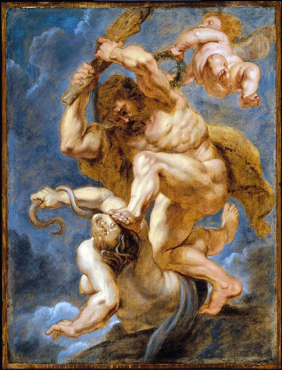  Peter Paul Rubens Hercules as Heroic Virtue Overcoming Discord - Canvas Art Print