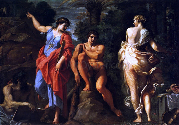  Annibale Carracci Hercules at the Crossroads - Canvas Art Print