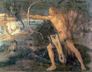  Albrecht Durer Hercules Kills the Symphalic Bird - Canvas Art Print