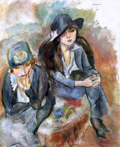  Jules Pascin Hermine David and Friend - Canvas Art Print